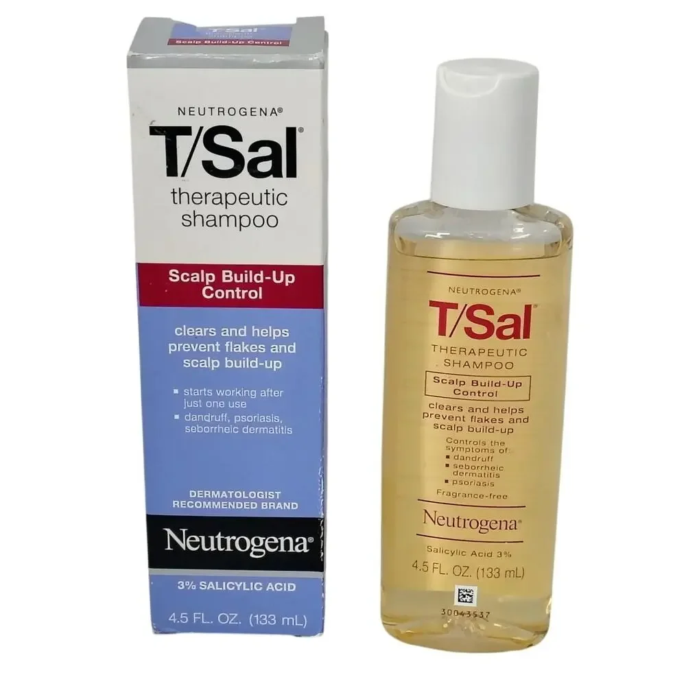 Neutrogena T Sal Therapeutic Shampoo 3% Salicylic Acid Scalp Dandruff 4.5 oz.